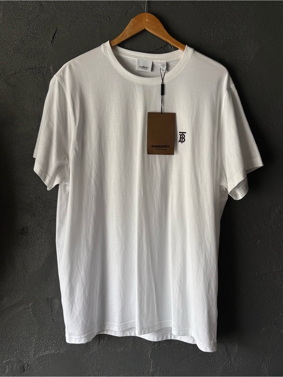 Burberry Other - Burberry Men’s White TB Monogram Crew Neck T-Shirt Size XXL Brand New